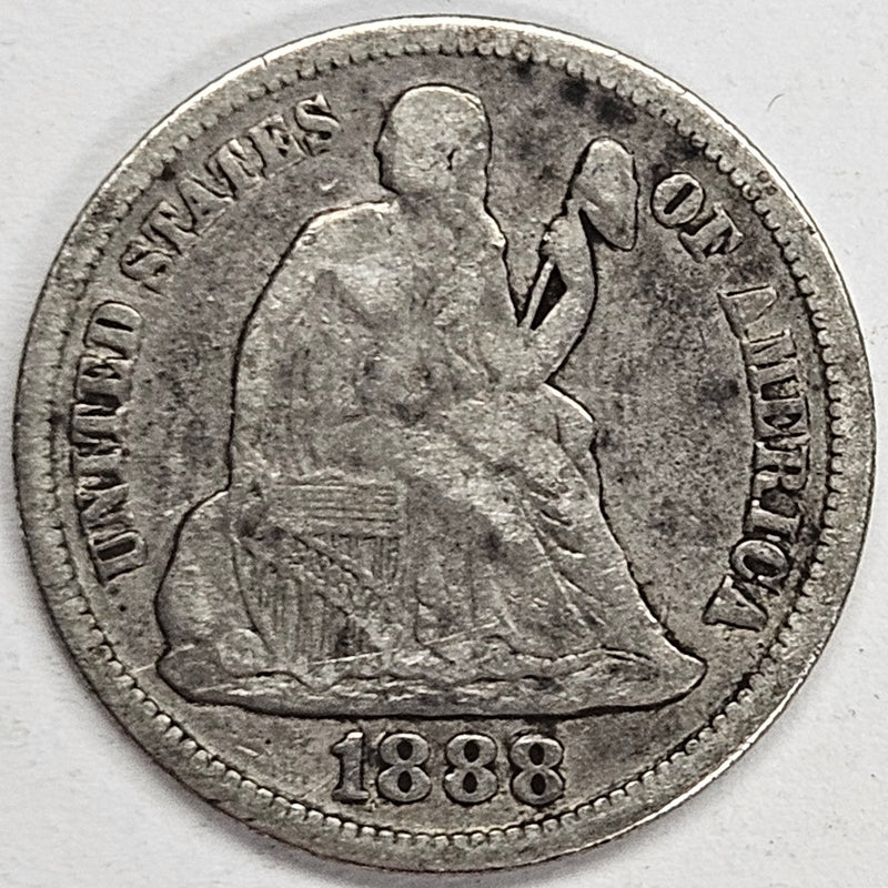 1888-S Seated Liberty Dime . . . . Very Fine