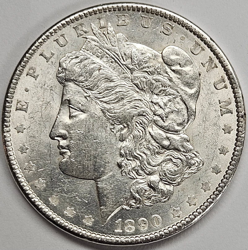 1890 Morgan Dollar . . . . Uncirculated reverse scratches