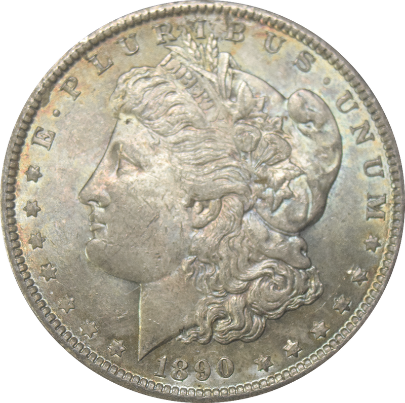 1890 Morgan Dollar . . . . Choice Uncirculated Toned