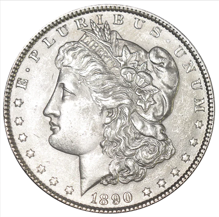 1890 Morgan Dollar . . . . Choice Brilliant Uncirculated