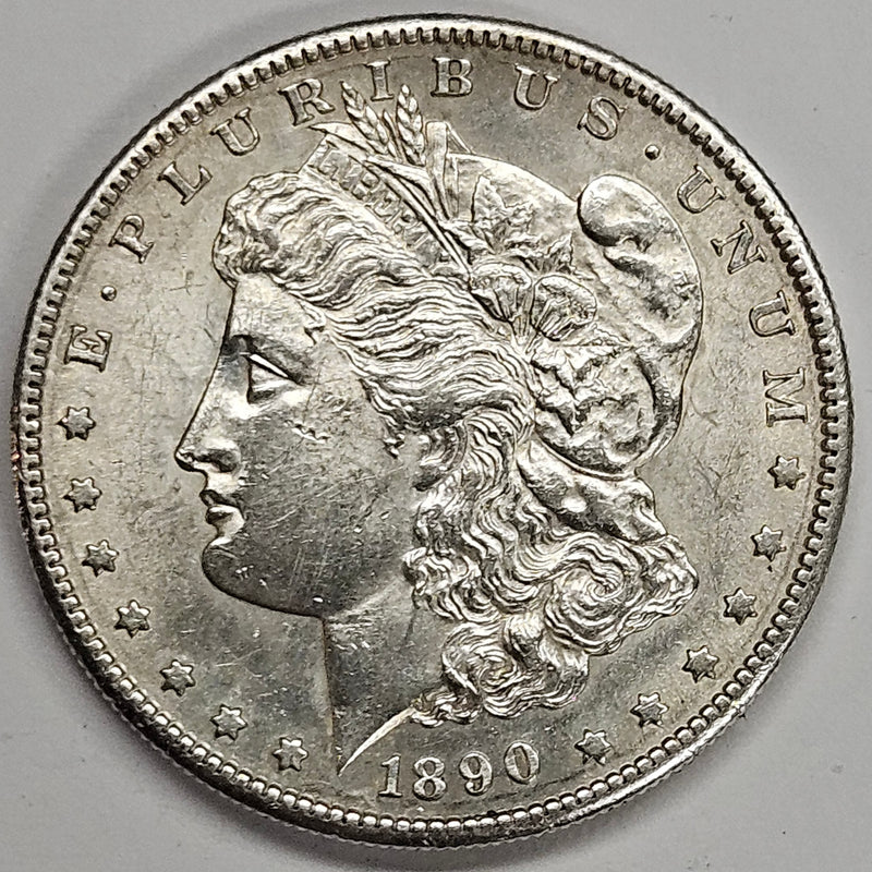 1890-S Morgan Dollar Select BU+