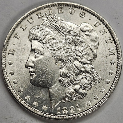 1891 Morgan Dollar Choice Brilliant Uncirculated