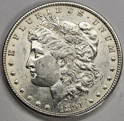 1891 Morgan Dollar Select Brilliant Uncirculated