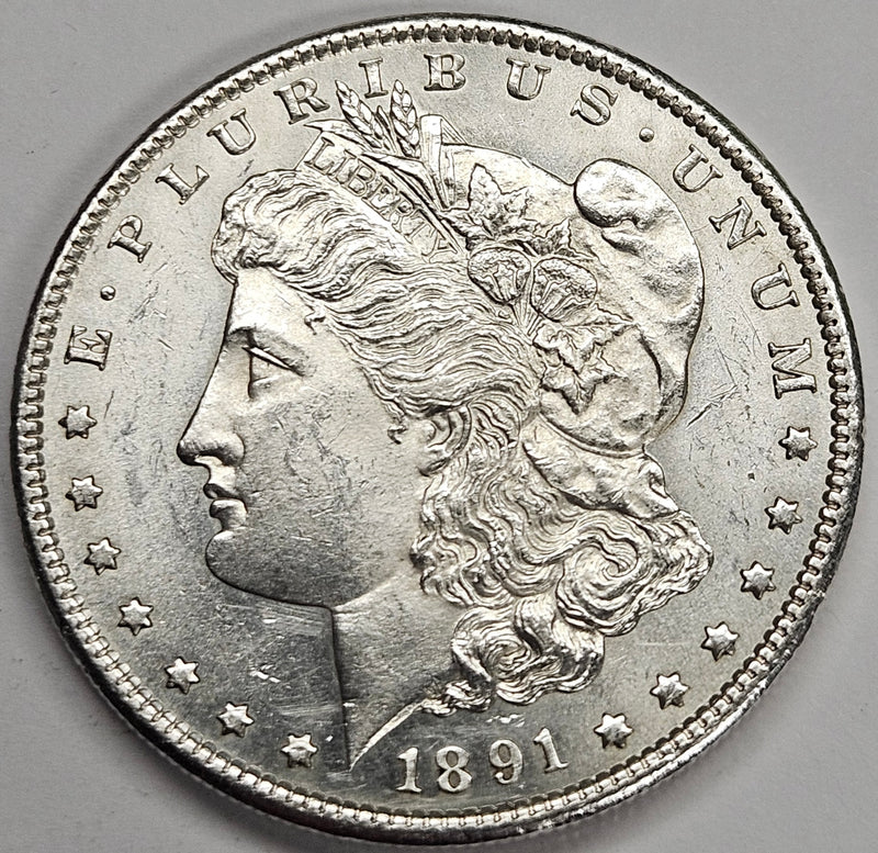 1891-S Morgan Dollar . . . . Select BU+