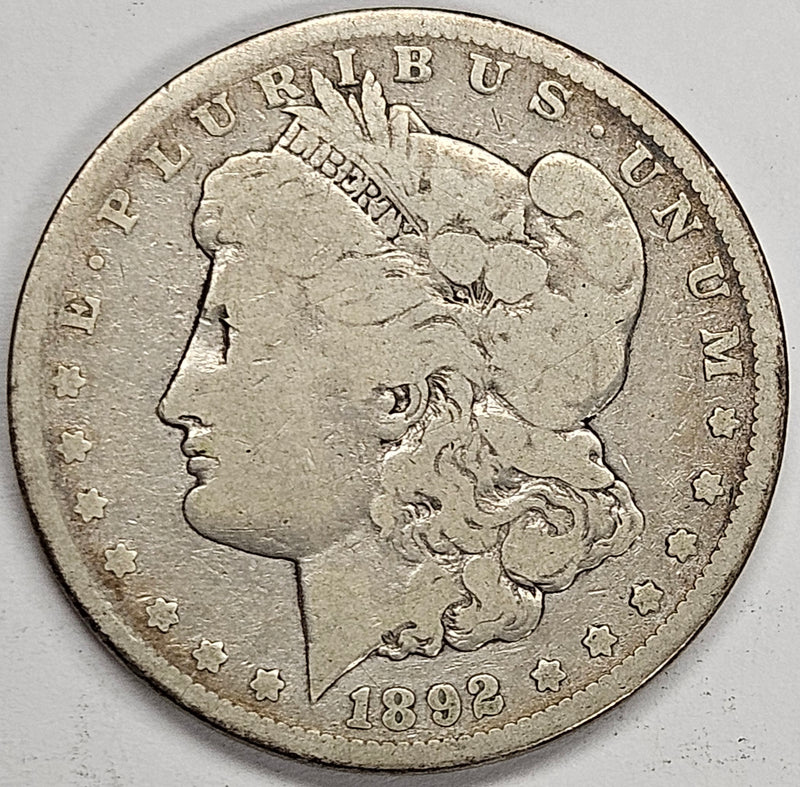 1892-CC Morgan Dollar Very Good