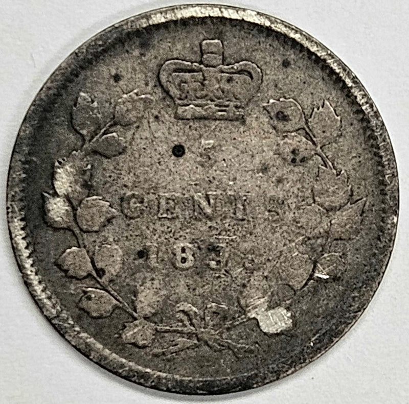 1893 Canadian 5 Cents . . . . Good