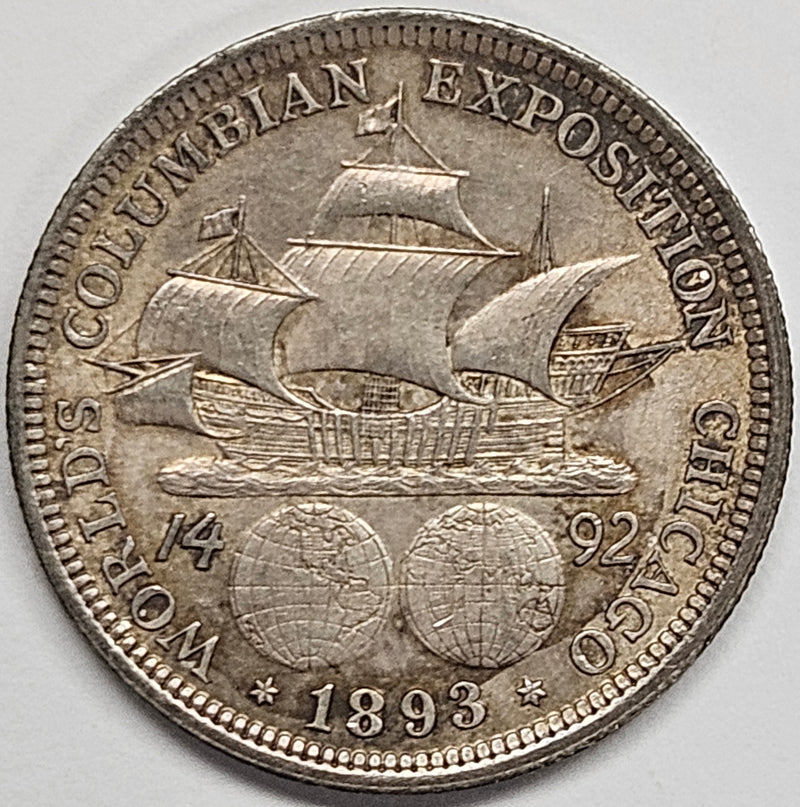 Columbian Half 1893 . . . . AU engraved