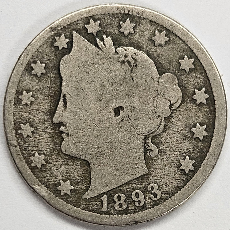 1893 Liberty Nickel . . . . Good