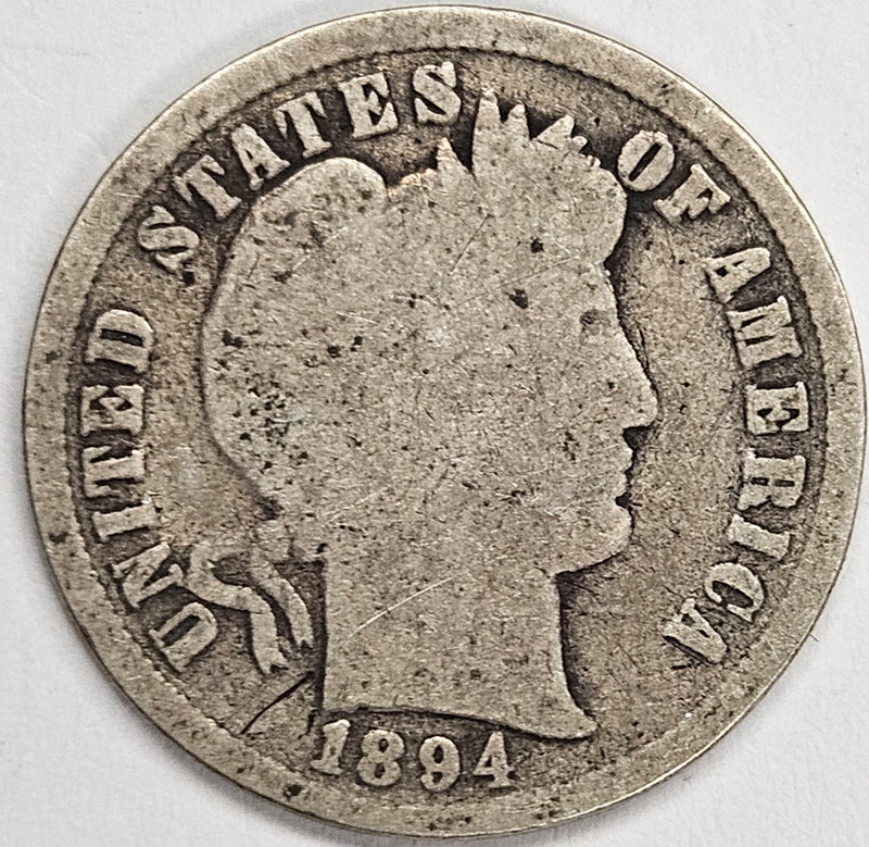 1894 Barber Dime Good