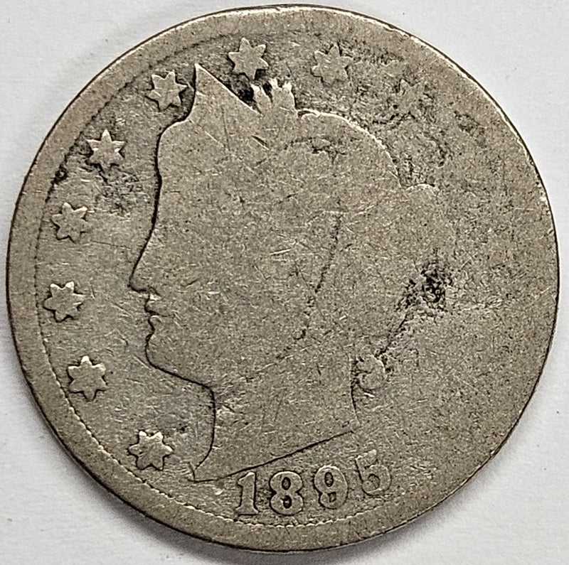 1895 Liberty Nickel . . . . About Good