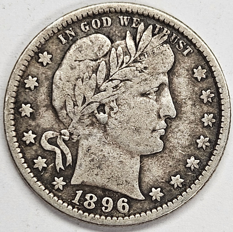 1896 Barber Quarter . . . . Very Fine