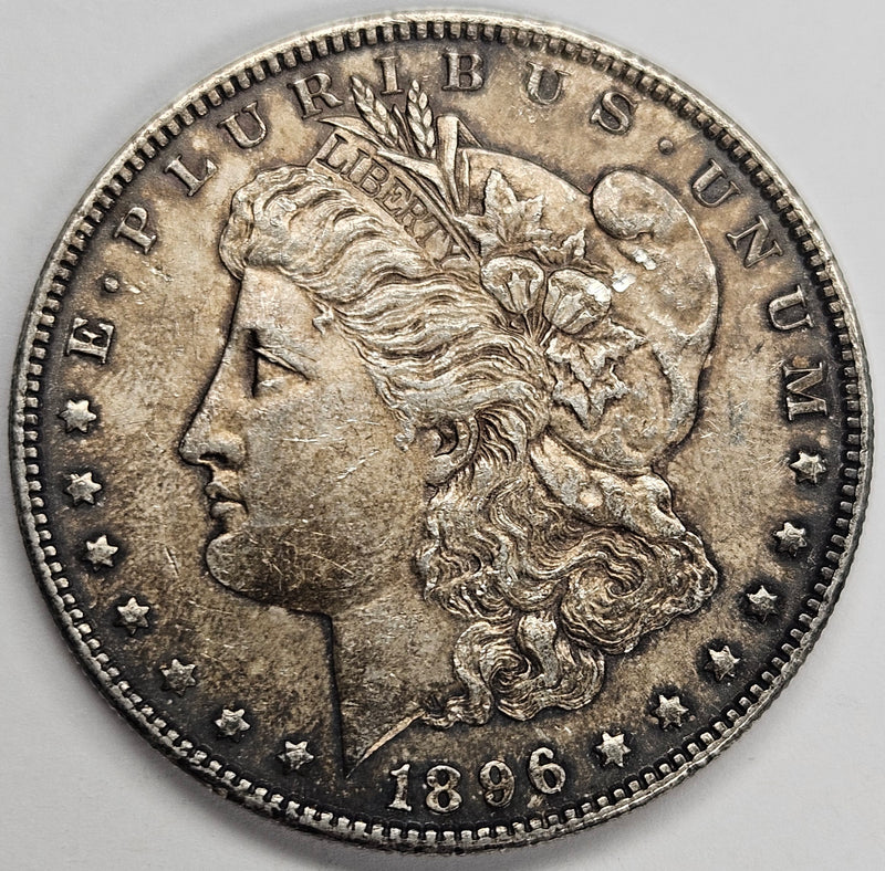 1896 Morgan Dollar . . . . Choice BU Toned