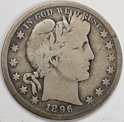 1896-S Barber Half Very Good