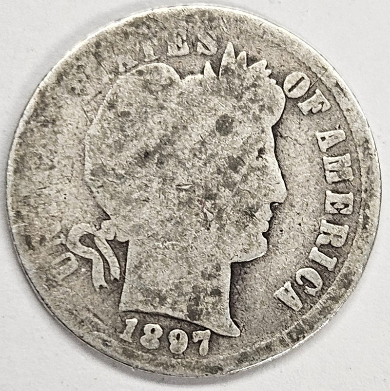 1897 Barber Dime . . . . Good