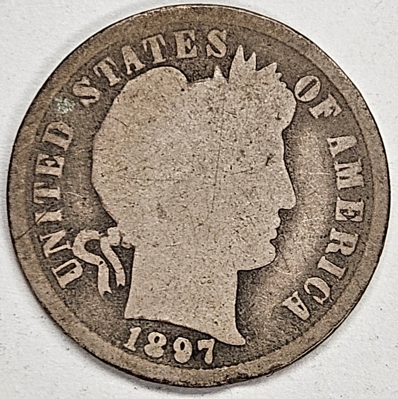 1897 Barber Dime . . . . Good