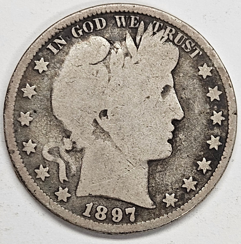 1897 Barber Half . . . . Good