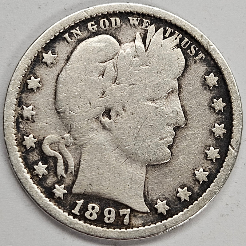 1897 Barber Quarter . . . . Very Good