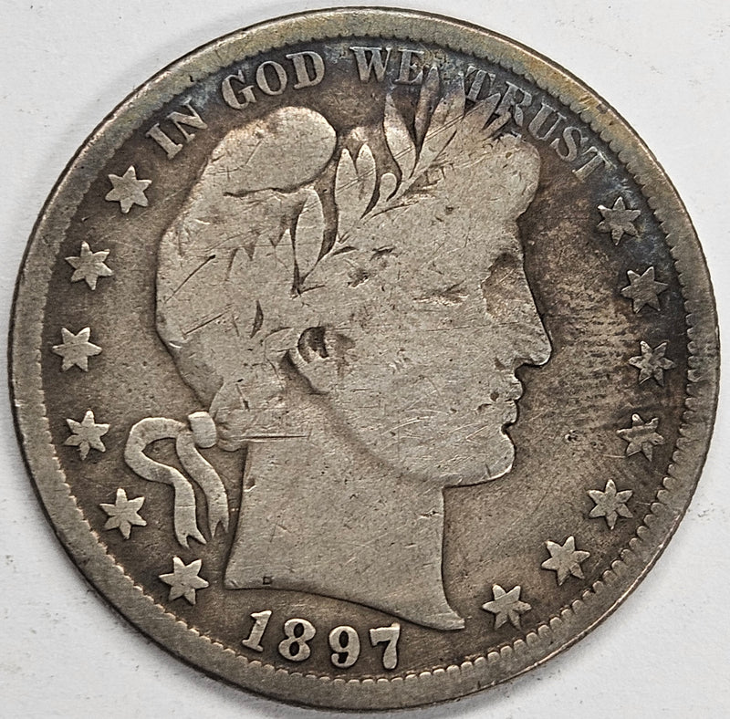 1897-S Barber Half VG/Fine