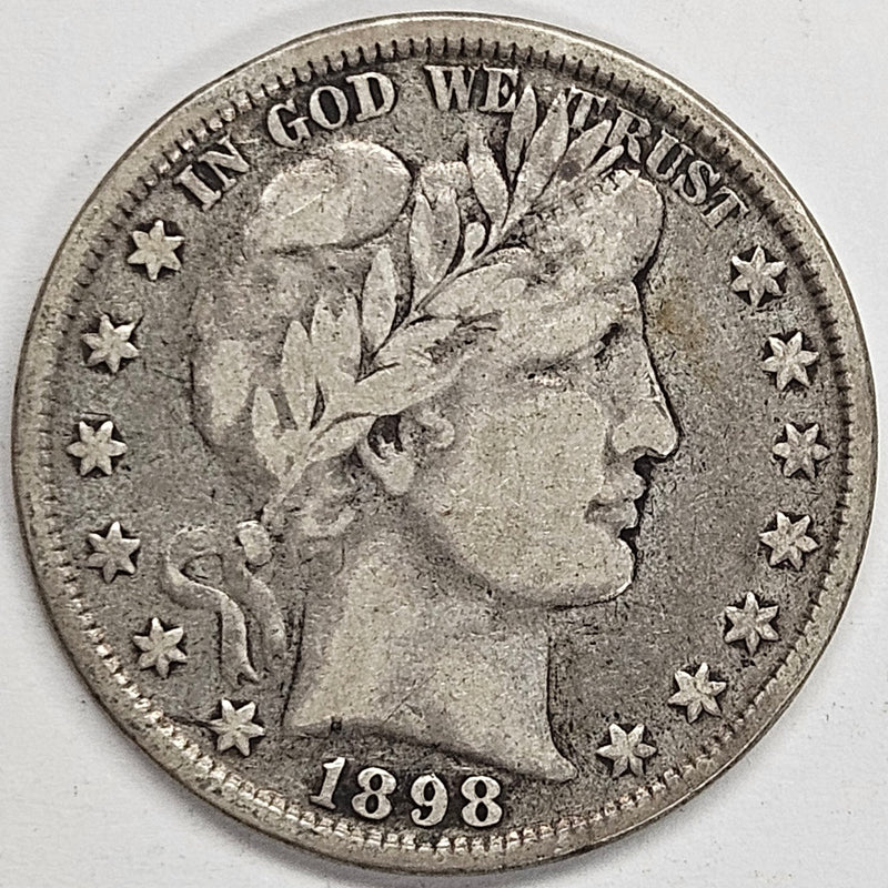 1898 Barber Half . . . . Fine/VF