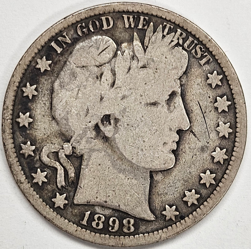 1898 Barber Half . . . . Very Good