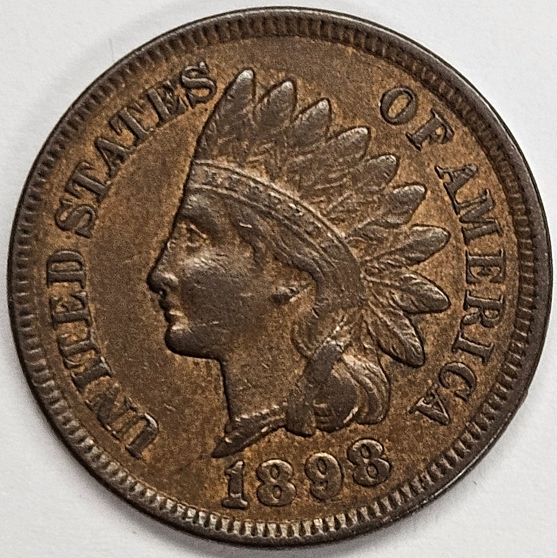 1898 Indian Cent . . . . Choice About Uncirculated