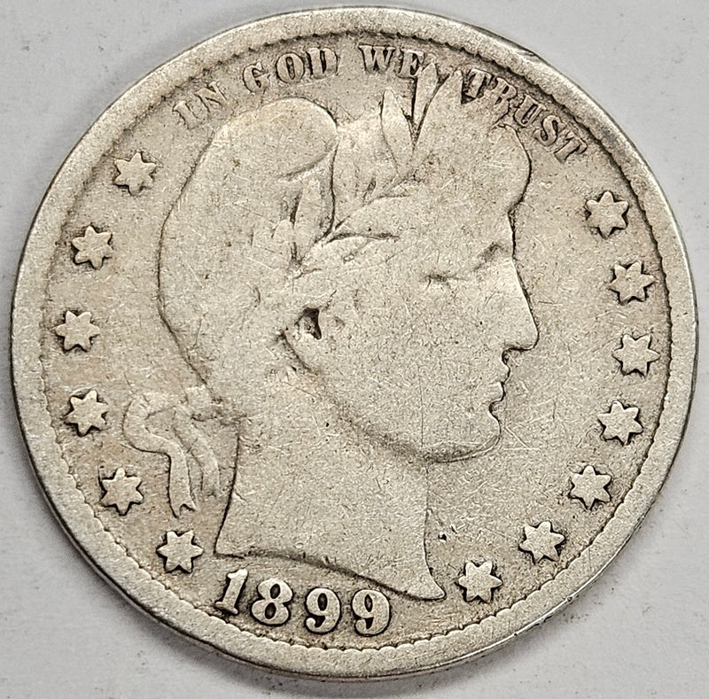 1899 Barber Quarter . . . . Good/VG