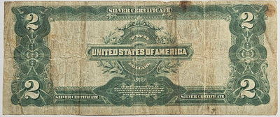 $2.00 1899 Silver Certificate Fr. 258 . . . . Fine