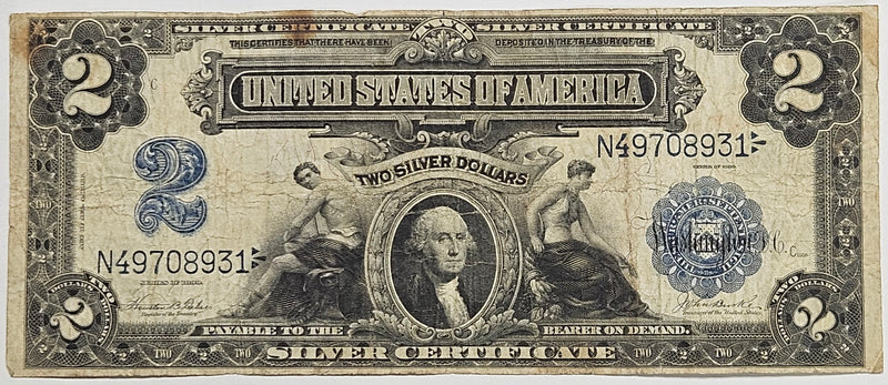 $2.00 1899 Silver Certificate Fr. 258 . . . . Fine