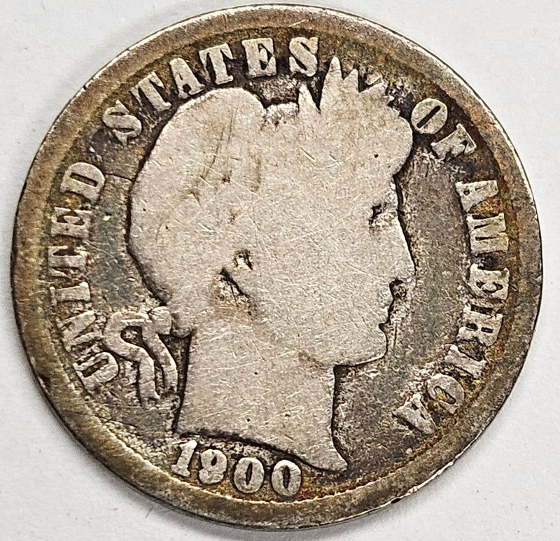 1900 Barber Dime . . . . Good