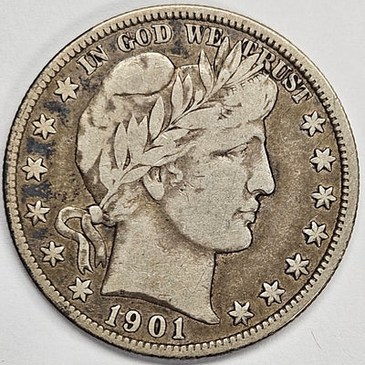 1901-O Barber Half Very Fine