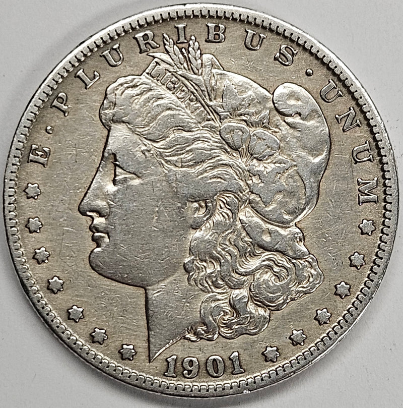 1901-O Morgan Dollar . . . . XF cleaned