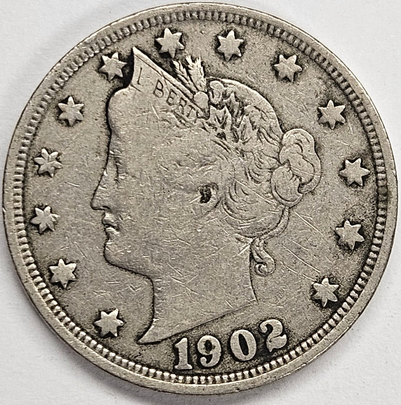 1902 Liberty Nickel . . . . Fine/VF