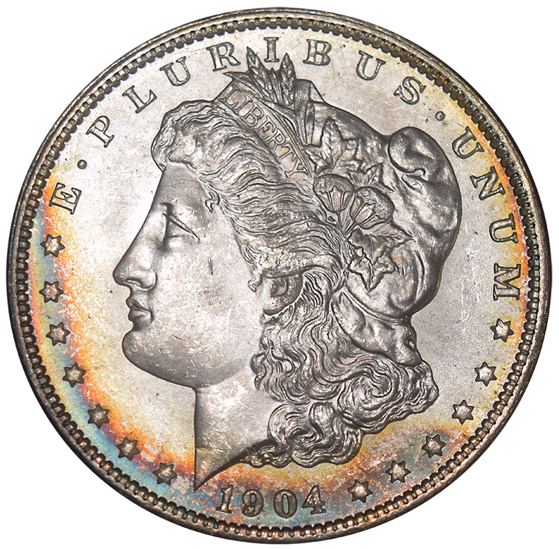 1904-O Morgan Dollar . . . . Gem Uncirculated Toned