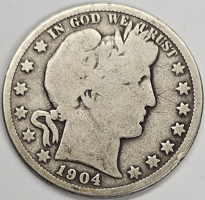 1904-S Barber Half Good