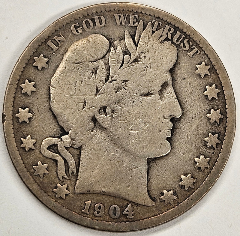 1904-S Barber Half Very Good