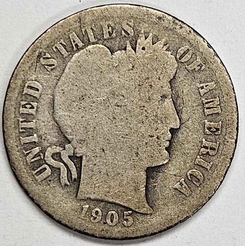 1905 Barber Dime . . . . Good