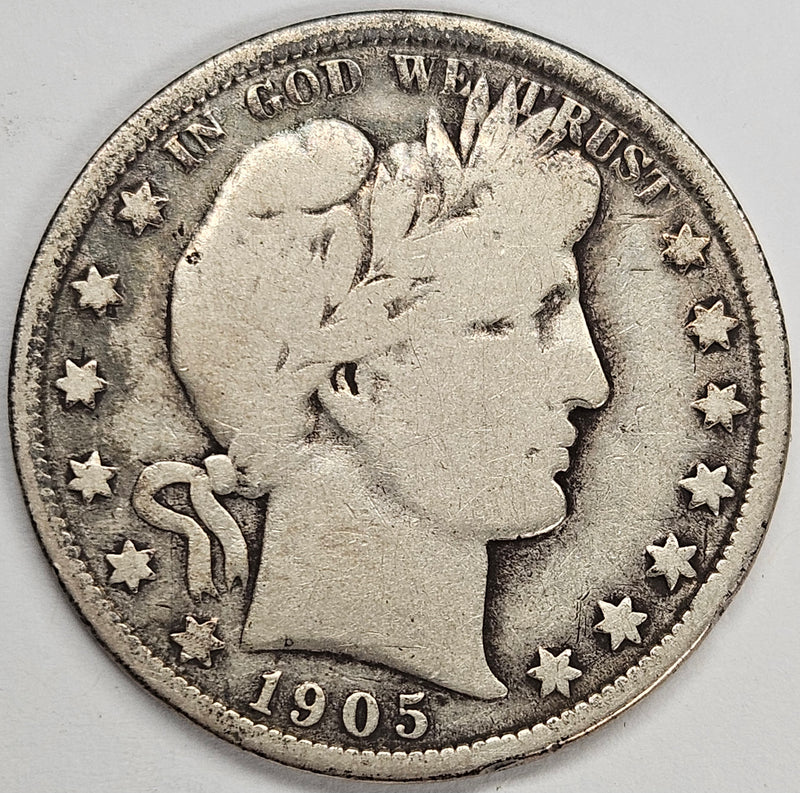 1905-O Barber Half Very Good