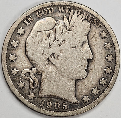 1905-S Barber Half VG/Fine