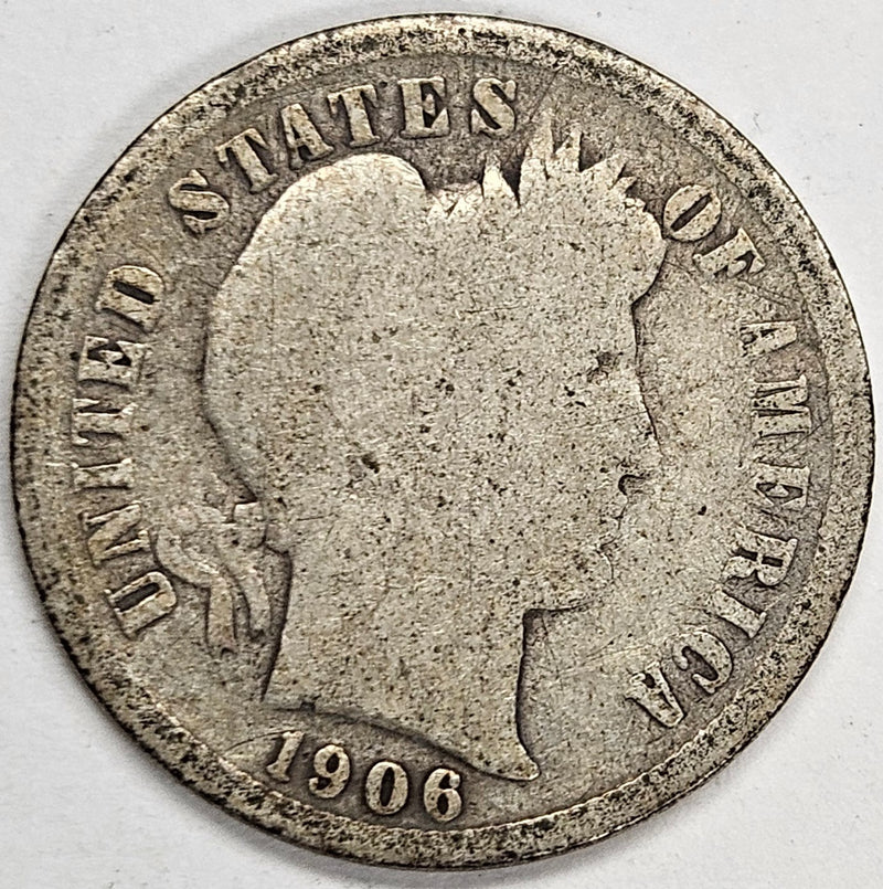 1906-S Barber Dime . . . . Good