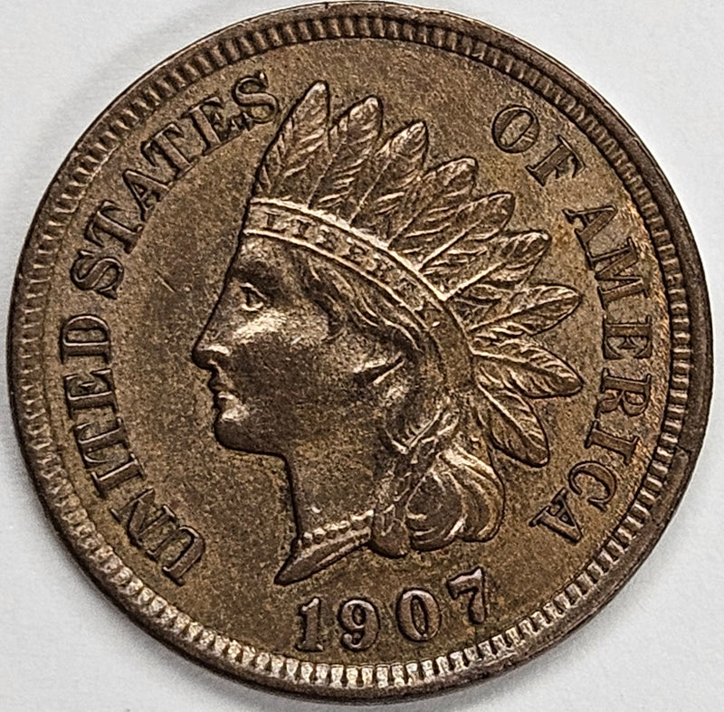 1907 Indian Cent . . . . Gem Uncirculated Brown