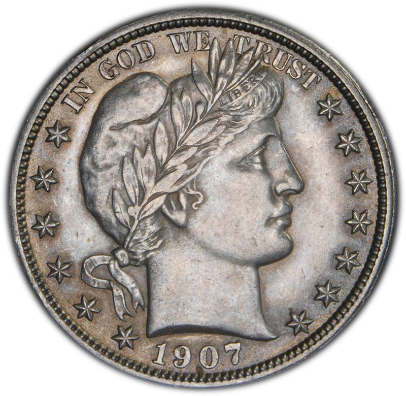 1907 Barber Half . . . . Choice Brilliant Uncirculated