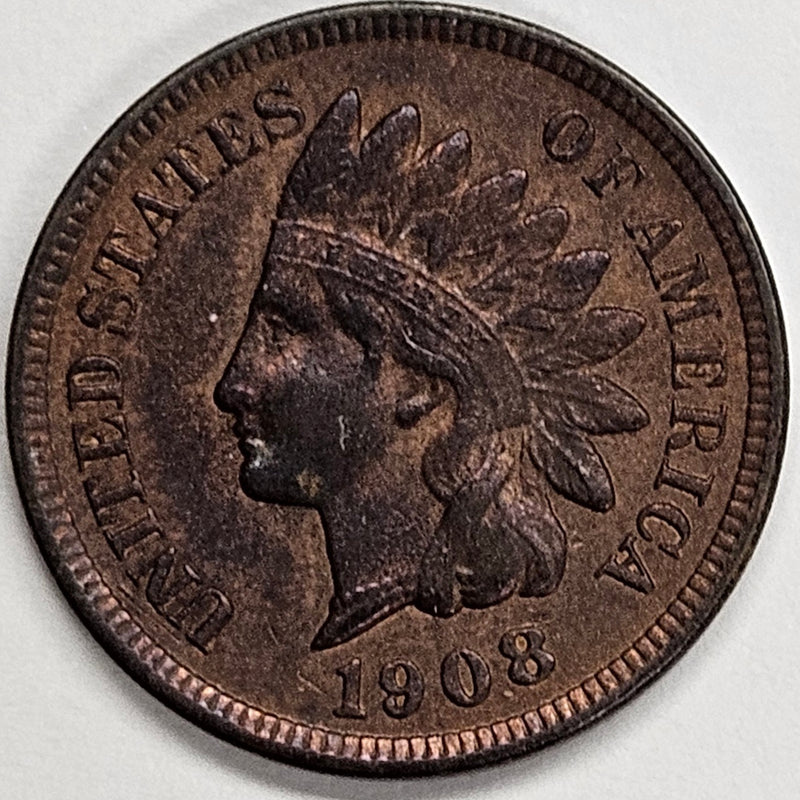 1908 Indian Cent . . . . Extremely Fine