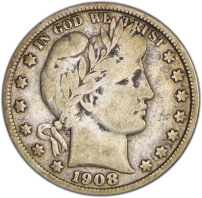 1908-D Barber Half Very Fine