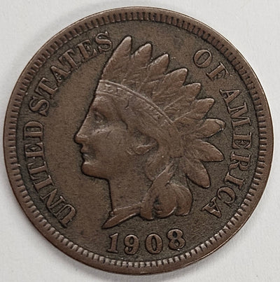 1908-S Indian Cent Very Fine