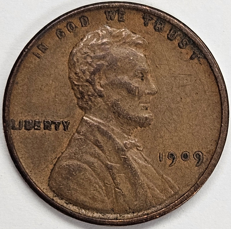 1909 VDB Lincoln Cent . . . . Choice About Uncirculated