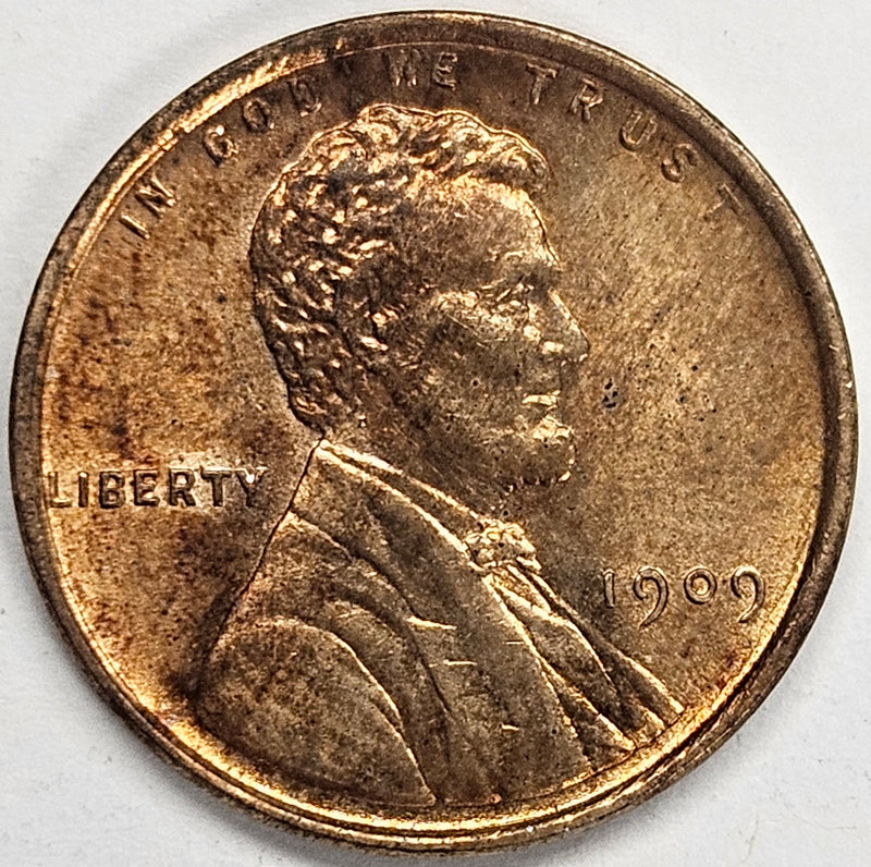 1909 VDB Lincoln Cent . . . . Choice BU Red