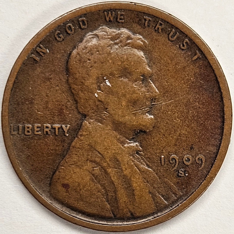 1909-S Lincoln Cent . . . . Very Fine