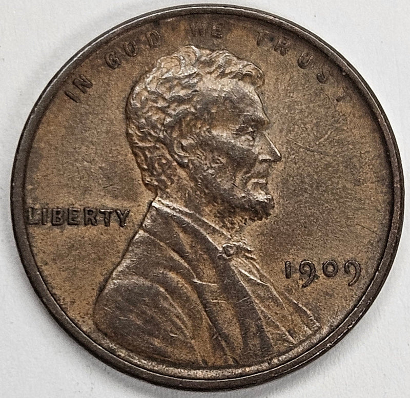 1909 VDB Lincoln Cent Select Uncirculated Brown