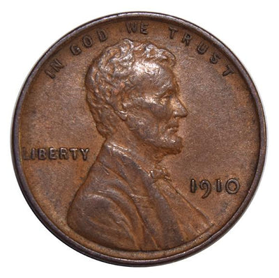 1910 Lincoln Cent Select Uncirculated Brown