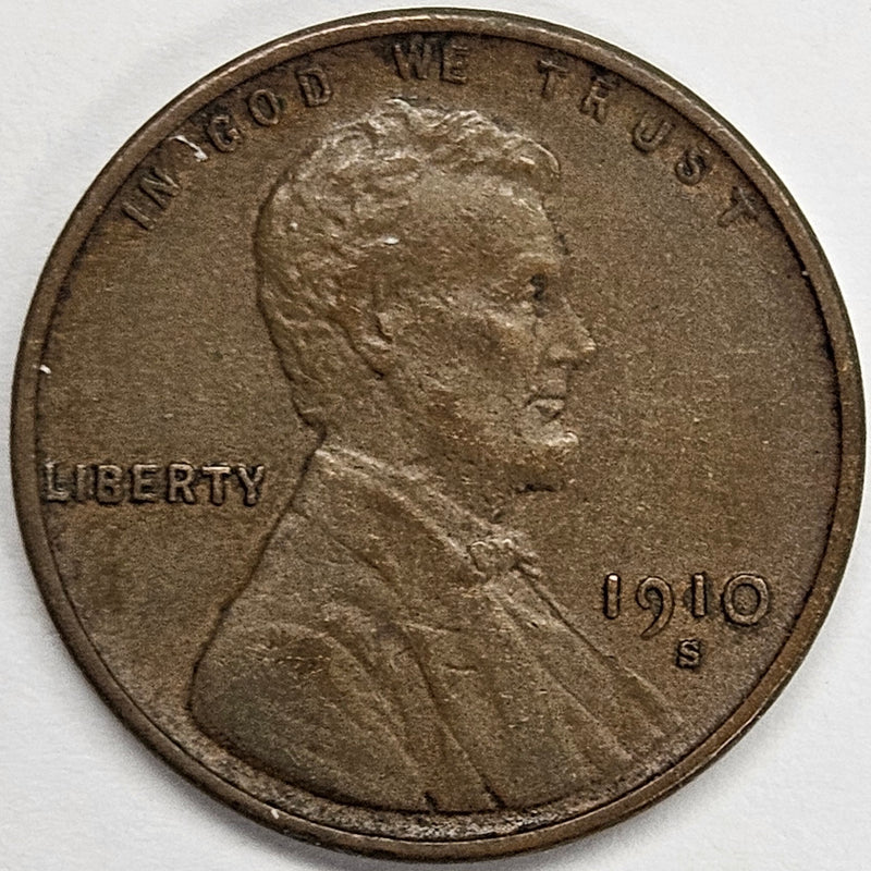 1910-S Lincoln Cent . . . . Select Uncirculated Brown